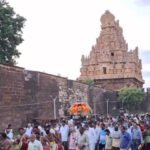 தஞ்சை பெரிய கோயில் பௌர்ணமி கிரிவலம் – திரளான பக்தர்கள் பங்கேற்பு!