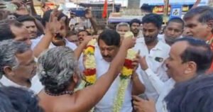 பழனி திருவாவினன்குடி முருகன் கோயிலில் நயினார் நாகேந்திரன் தரிசனம்!