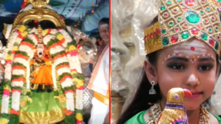 திருவீதி உலா வந்த மீனாட்சி சுந்தரேஸ்வரர்!