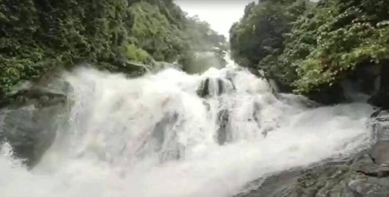 கோவை குற்றால அருவியில் திடீர் வெள்ளப்பெருக்கு