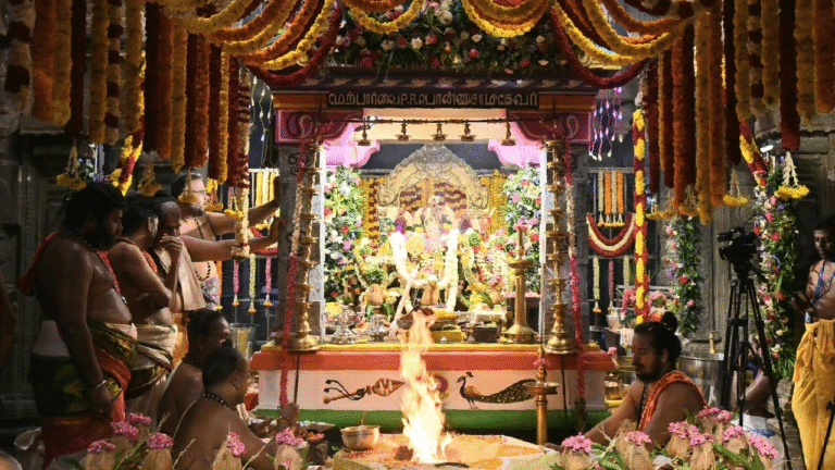 திருச்செந்தூர் சுப்பிரமணிய சுவாமி கோயில் : 8-ம் கால யாகசாலை பூஜைகள்!