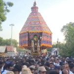சிவகங்கை : சொர்ண மூர்த்தீஸ்வரர் கோயிலில் தேரோட்டம் கோலாகலம்!