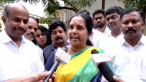 கட்சி பெயரை கூறி திமுகவால் மக்களை சந்திக்க முடியவில்லை : வானதி சீனிவாசன்