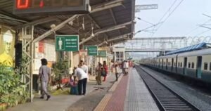 திருவள்ளூர் அருகே சரக்கு ரயில் தீ விபத்து – 8 ரயில்கள் ரத்து!