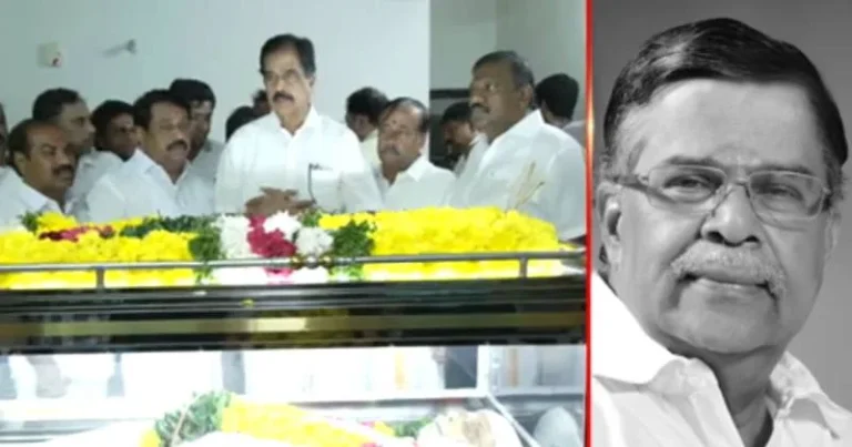 இல.கணேசன் உடலுக்கு நயினார் நாகேந்திரன் நேரில் அஞ்சலி!