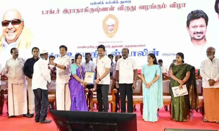 திருவள்ளூரில் டாக்டர் ராதாகிருஷ்ணன் சிலை திறக்கப்படும் : துணை முதல்வர் உதயநிதி..!