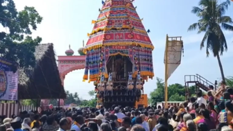 தஞ்சை : விட்டல் பாண்டுரங்கன் கோயில் திருத்தேரோட்டம் கோலாகலம்!