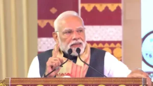 பழங்குடி சமூகத்திற்கு செய்யப்பட்ட வரலாற்று அநீதியை பாஜக சரிசெய்யும் : பிரதமர் மோடி