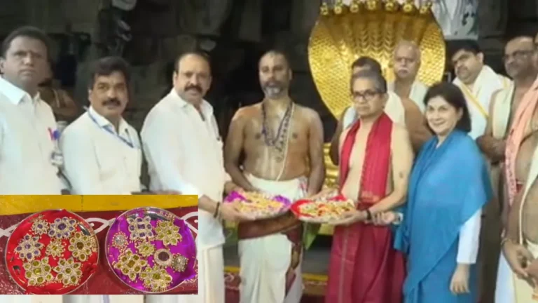திருப்பதி ஏழுமலையானுக்கு ரூ.1.80 கோடி மதிப்பில் வழங்கப்பட்ட காணிக்கை!