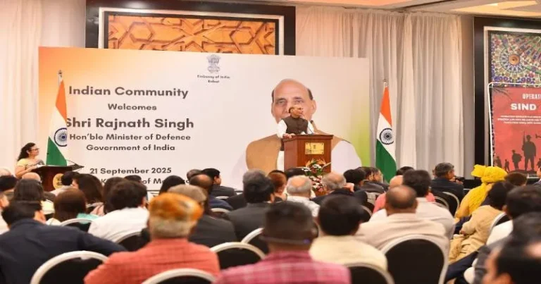 ஆக்கிரமிப்பு காஷ்மீர் நிச்சயம் இந்தியாவுடன் இணையும் – மொரோக்காவில் ராஜ்நாத்சிங் பேச்சு!