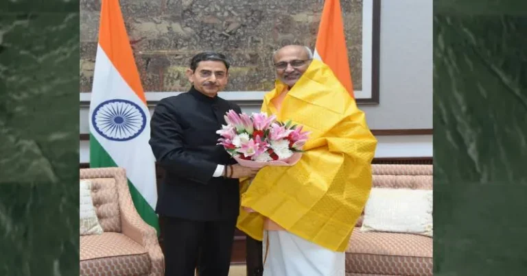 குடியரசு துணை தலைவர் சிபி. ராதாகிருஷ்ணனுடன் தமிழக ஆளுநர் சந்திப்பு!