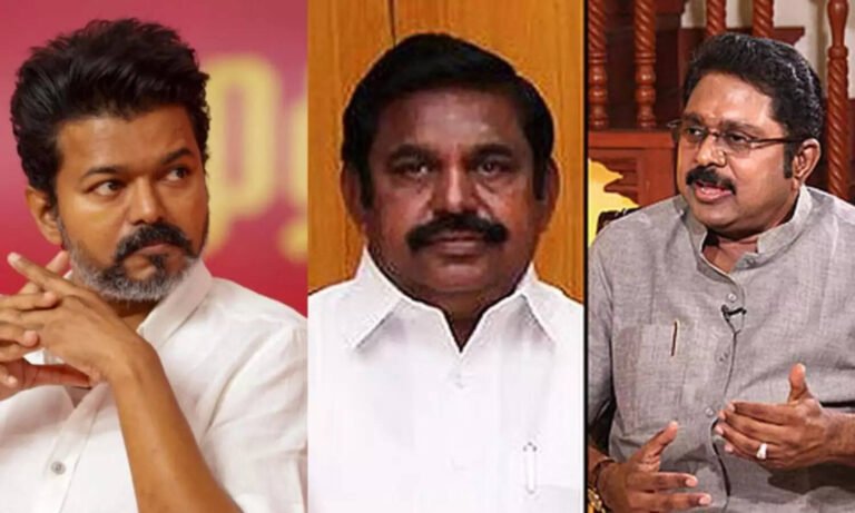 பழனிசாமி தலைமையிலான கூட்டணிக்கு விஜய் செல்ல மாட்டார் – டிடிவி தினகரன்..!