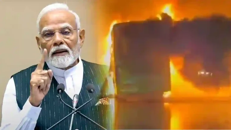 ஆந்திரா பேருந்தில் தீ விபத்து – நிவாரணம் அறிவித்த பிரதமர் மோடி!