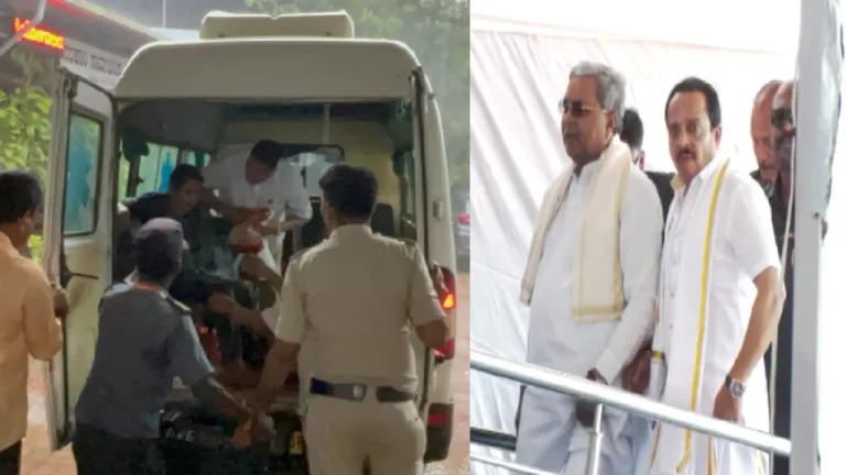 கர்நாடகா முதல்வர் பங்கேற்ற கூட்டத்தில் நெரிசல் – 11 பேருக்கு தீவிர சிகிச்சை!