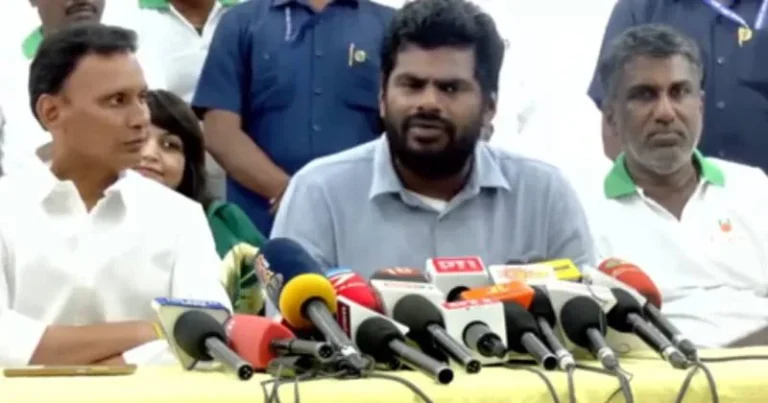 விசிக.வினர் மீது ஏன் வழக்குப்பதிவு செய்யவில்லை? முதல்வருக்கு அண்ணாமலை கேள்வி!