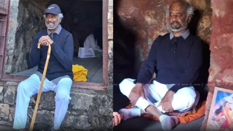 பாபாஜி குகையில் தியானம் செய்த ரஜினிகாந்த்!