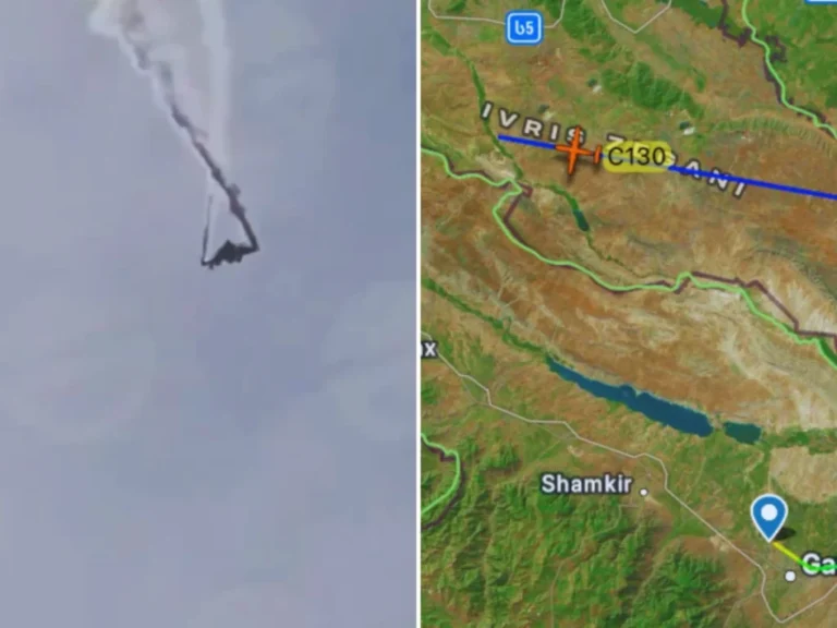 வானில் சுழன்று விழுந்த துருக்கி ராணுவ விமானம்