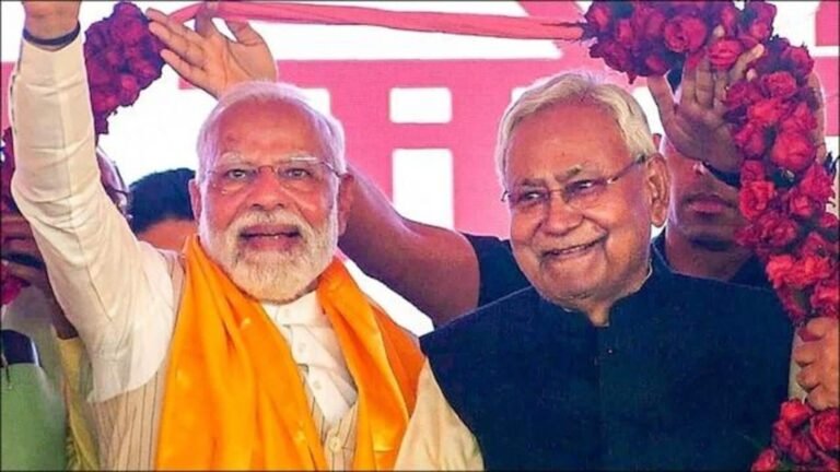 பீகார் தேர்தலில் தேசிய ஜனநாயக கூட்டணி 160 இடங்களுக்கு மேல் முன்னிலை  