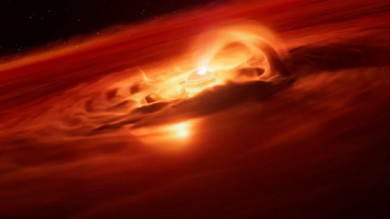 வினாடிக்கு 600 கோடி டன் பொருட்களை விழுங்கும் கிரகம்!