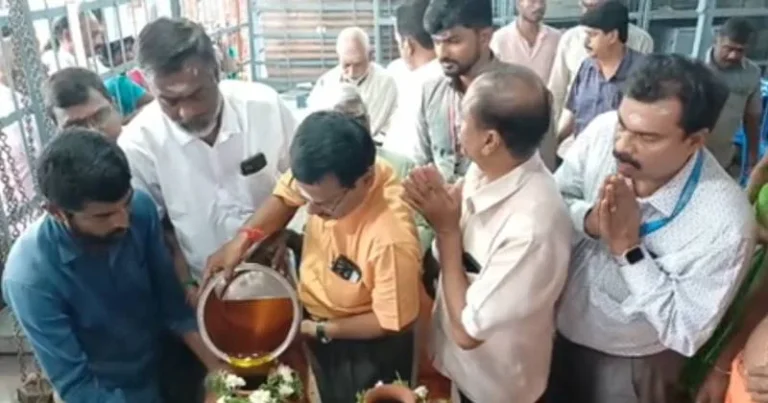 திருவண்ணாமலை தீபத் திருவிழா: நெய் காணிக்கை மையம் திறப்பு!