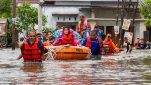 இந்தோனேசியாவின் சுமத்ரா தீவில் ஏற்பட்ட வெள்ளம்!
