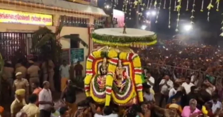 மேல்மலையனூர் அங்காளம்மன் கோயில் ஊஞ்சல் உற்சவம் – திரளான பக்தர்கள் பங்கேற்பு!