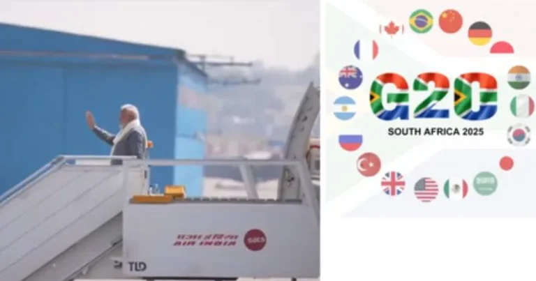 ஜி20 உச்சி மாநாடு – நாளை தென் ஆப்பிரிக்கா செல்கிறார் பிரதமர் மோடி!