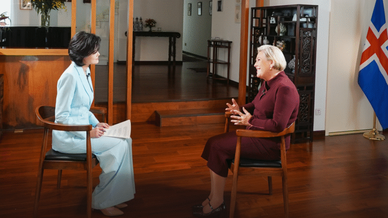 ஐஸ்லாந்து அரசுத் தலைவர் சிஎம்ஜிக்குப் பேட்டி