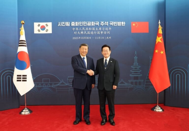 சீன-தென்கொரிய அரசுத் தலைவர்கள் பேச்சுவார்த்தை