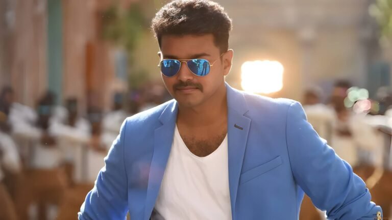 சென்னை விமான நிலையத்தில் பரபரப்பு: ரசிகர்கள் கூட்டத்தில் நிலைதடுமாறி விழுந்த நடிகர் விஜய்  