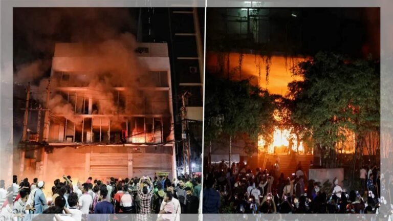 பங்களாதேஷில் கொழுந்துவிட்டு எரியும் வன்முறை: மாணவர் தலைவர் மறைவால் பதற்றம்  