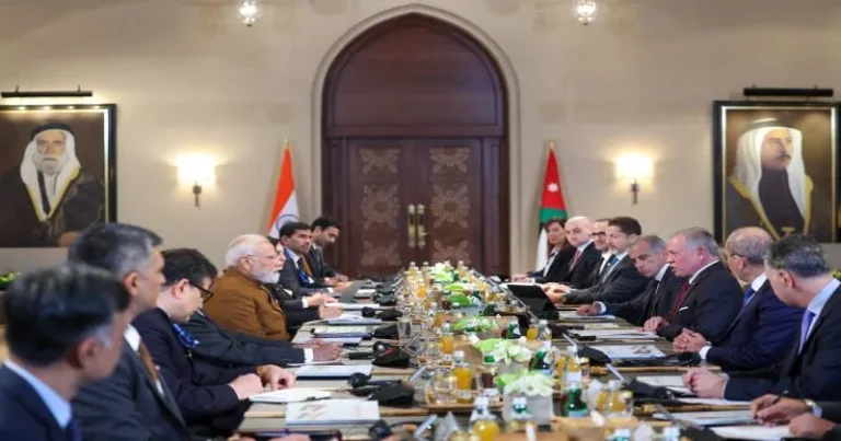 ஜோர்டான் மன்னருடன் பிரதமர் மோடி சந்திப்பு – இருதரப்பு உறவு குறித்து முக்கிய ஆலோசனை!