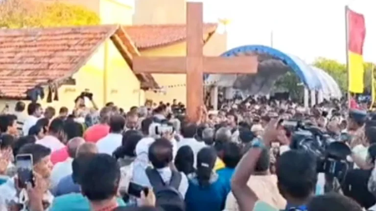 கச்சத்தீவு புனித அந்தோணியார் திருவிழா கொடியேற்றம்!