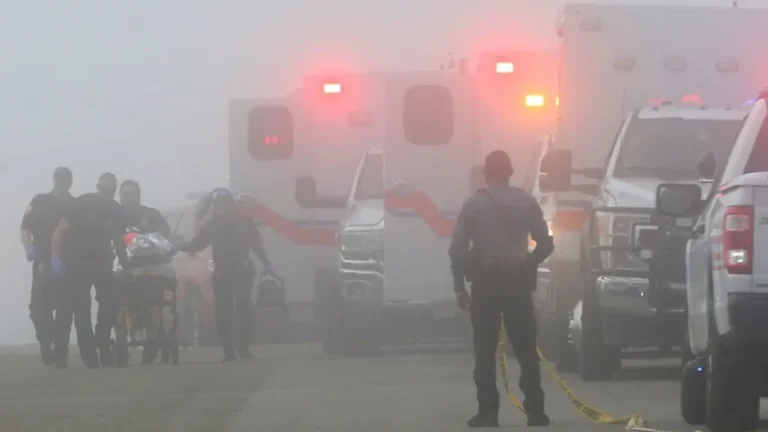 அமெரிக்கா : சிறிய ரக விமானம் கீழே விழுந்து நொறுங்கியதில் 5 பேர் பலி!