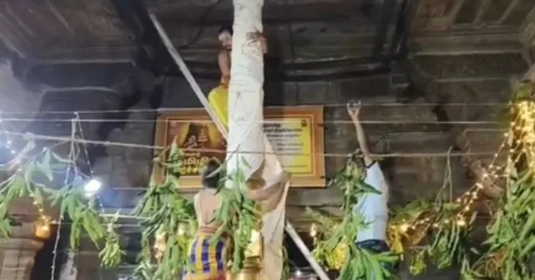 குற்றாலம் குற்றாலநாதர் கோயில் திருவாதிரை திருவிழா – கொடியேற்றத்துடன் தொடக்கம்!