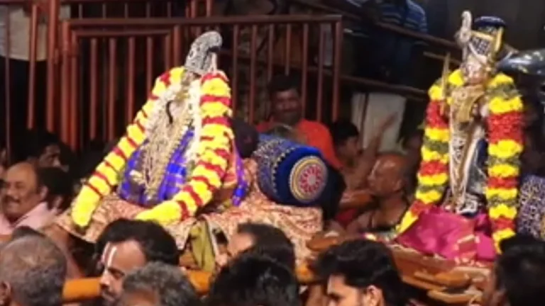 ஸ்ரீரங்கம் வைகுண்ட ஏகாதசி பகல் பத்து 9 ஆம் நாள் உற்சவம்!