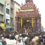 மதுரை மீனாட்சியம்மன் கோயில் சப்பர உற்சவம்!