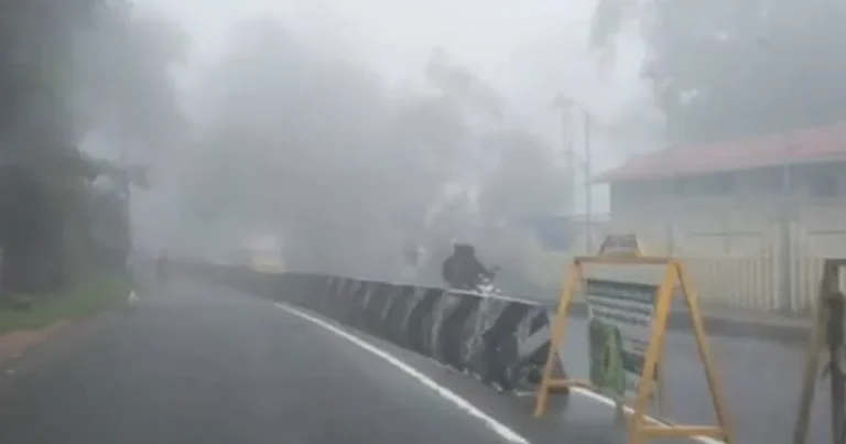 கொடைக்கானல் சுற்றுவட்டாரத்தில் சாரல் மழை!