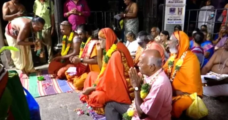 நெல்லை நெல்லையப்பர் கோயிலில் மகா ம்ருத்யுஞ்ஜய மந்திர ஜப வேள்வி – திரளான பக்தர்கள் பங்கேற்பு!