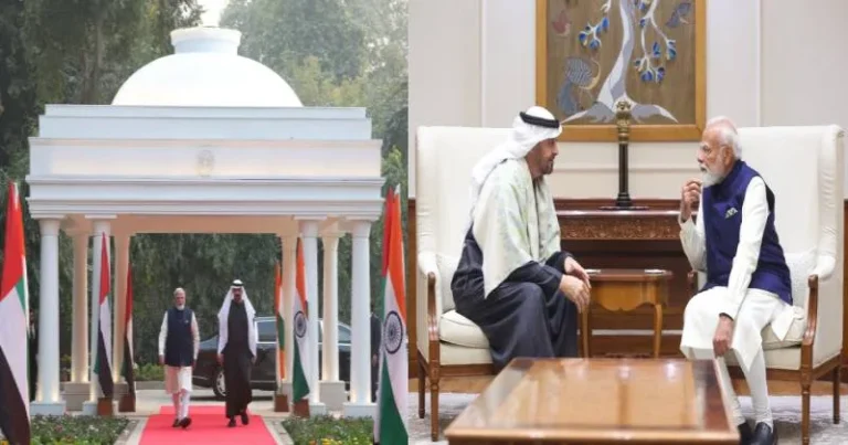 இந்தியா – UAE இடையே 12 முக்கிய ஒப்பந்தங்கள் கையெழுத்து : வர்த்தகத்தை 200 மில்லியன் டாலராக உயர்த்த முடிவு!