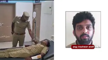 போலீஸாரை  வெட்டிய ரவுடி சுட்டுக்கொலை..!!! 