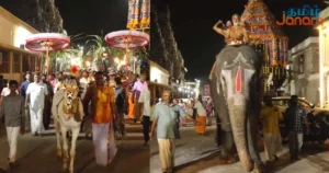 ஸ்ரீரங்கம் நம்பெருமாளின் தங்கையான சமயபுரம் மாரியம்மனுக்கு சீர்வழங்கும் வைபவம் விமர்சை!