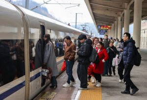 சீனத் தேசியளவில் ரயில்வே பயணங்களின் எண்ணிக்கை அதிகரிப்பு