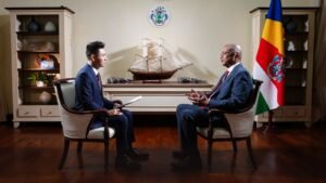 செசல் அரசுத் தலைவர் சி.எம்.ஜிக்குப் பேட்டி