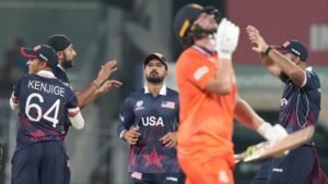 டி20 உலகக்கோப்பை 2026: நெதர்லாந்தை வீழ்த்தி அமெரிக்கா அபார வெற்றி  