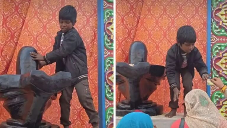 “ 10 ரூபாய் கொடுத்தா ஆசீர்வாதம்…. வசூல் வேட்டையில் குட்டிச் சாமியார்….!! 