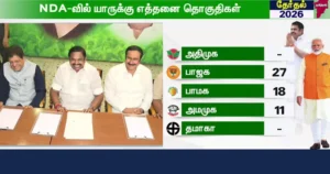 “தமிழகம் வாழ  திமுக வீழ வேண்டும்”