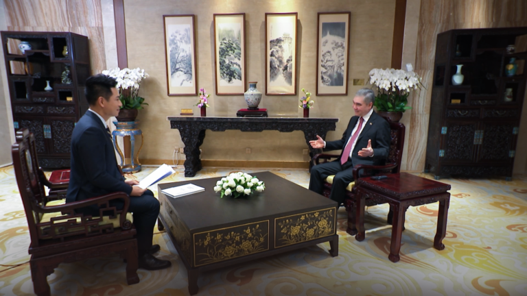 துர்க்மெனிஸ்தான் தேசிய இன தலைவரின் சிறப்பு பேட்டி