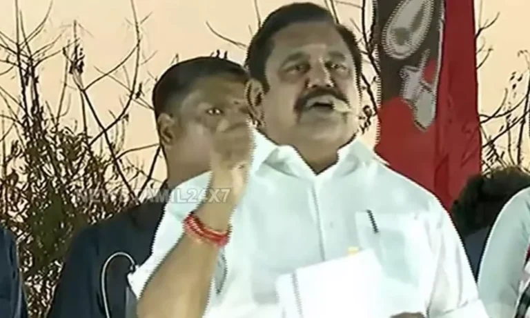 மேடையில் இ.பி.எஸ் அள்ளி வீசிய மெகா வாக்குறுதிகள்.. அதிரும் தமிழக அரசியல்..!! 