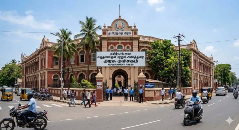 தேர்வு கிடையாது..! தமிழ்நாடு அரசு அச்சுத்துறையில் வேலை!